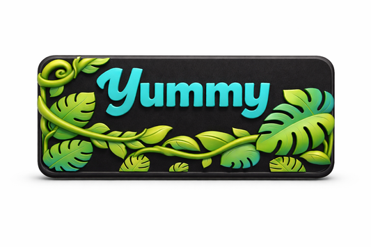 🌿 Yummy's Nummies Jungle Magnetic Name Plate (Coming Soon)