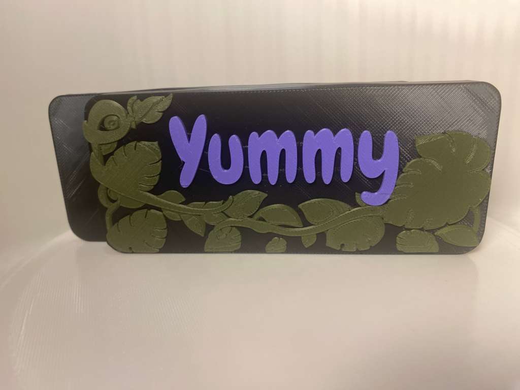 🌿 Yummy's Nummies Jungle Magnetic Name Plate