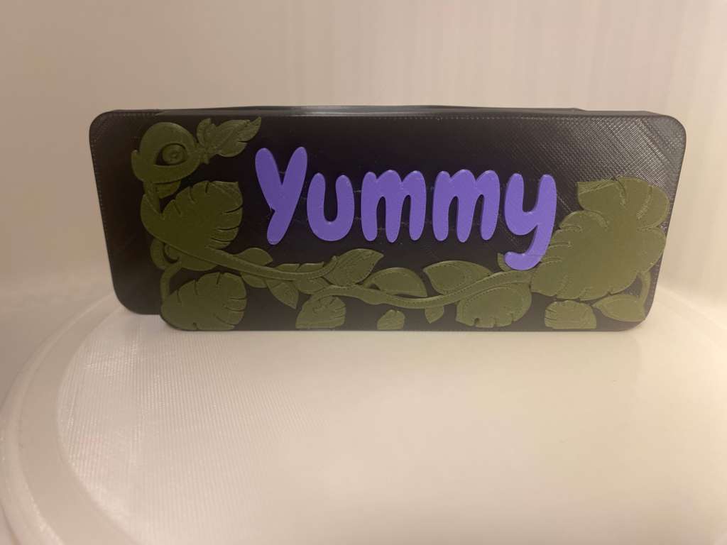 🌿 Yummy's Nummies Jungle Magnetic Name Plate